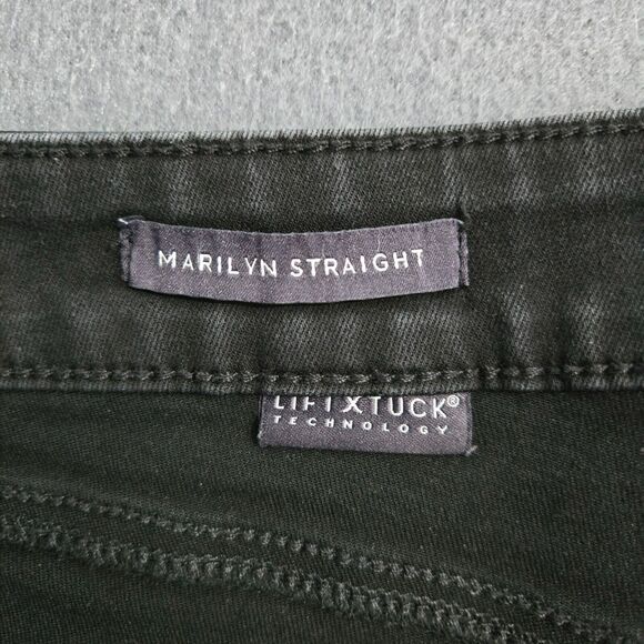 NYDJ Women 14P Black Marilyn Straight Lift Tuck Technology Jeans - Picture 7 of 13